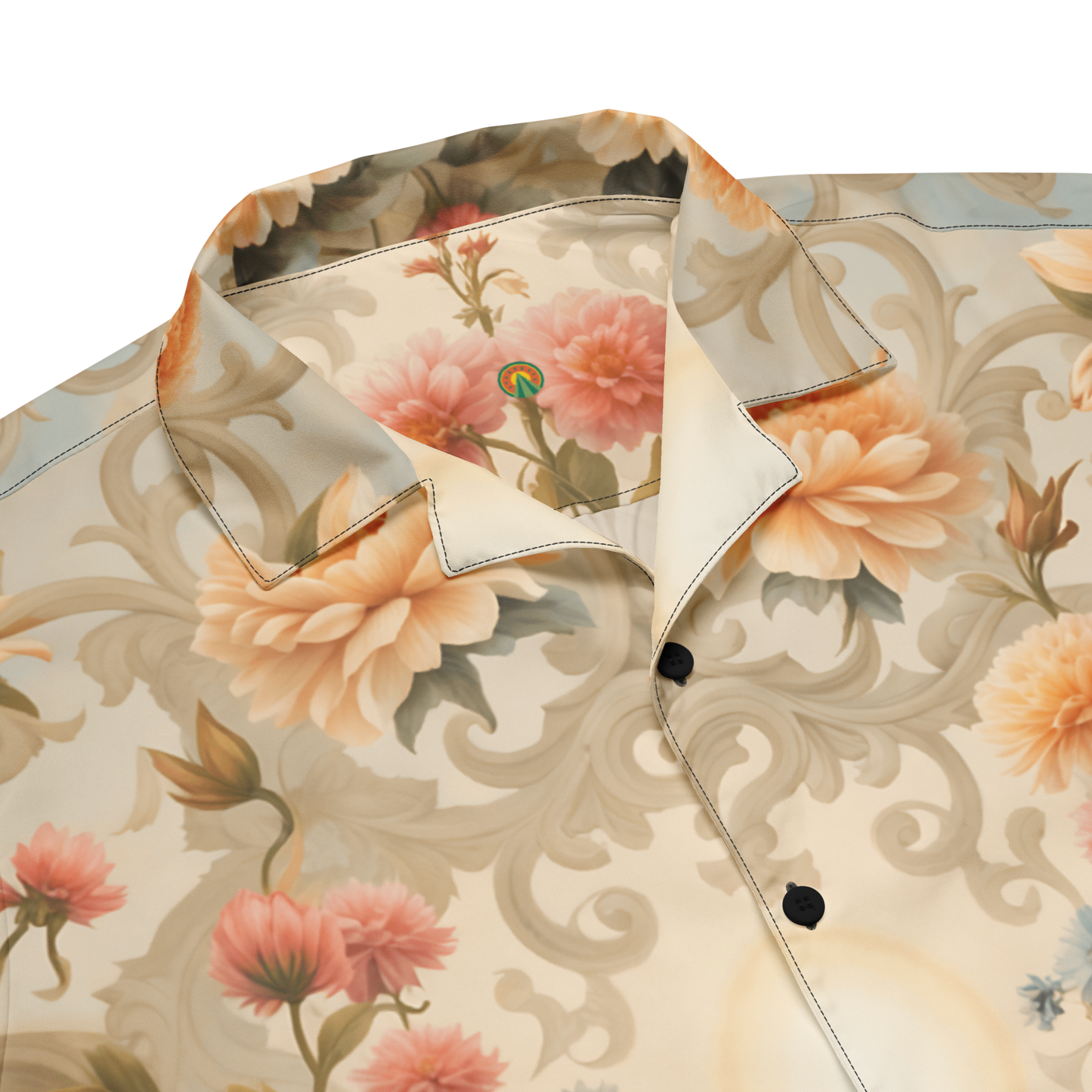 Flower Power, Unisex button shirt