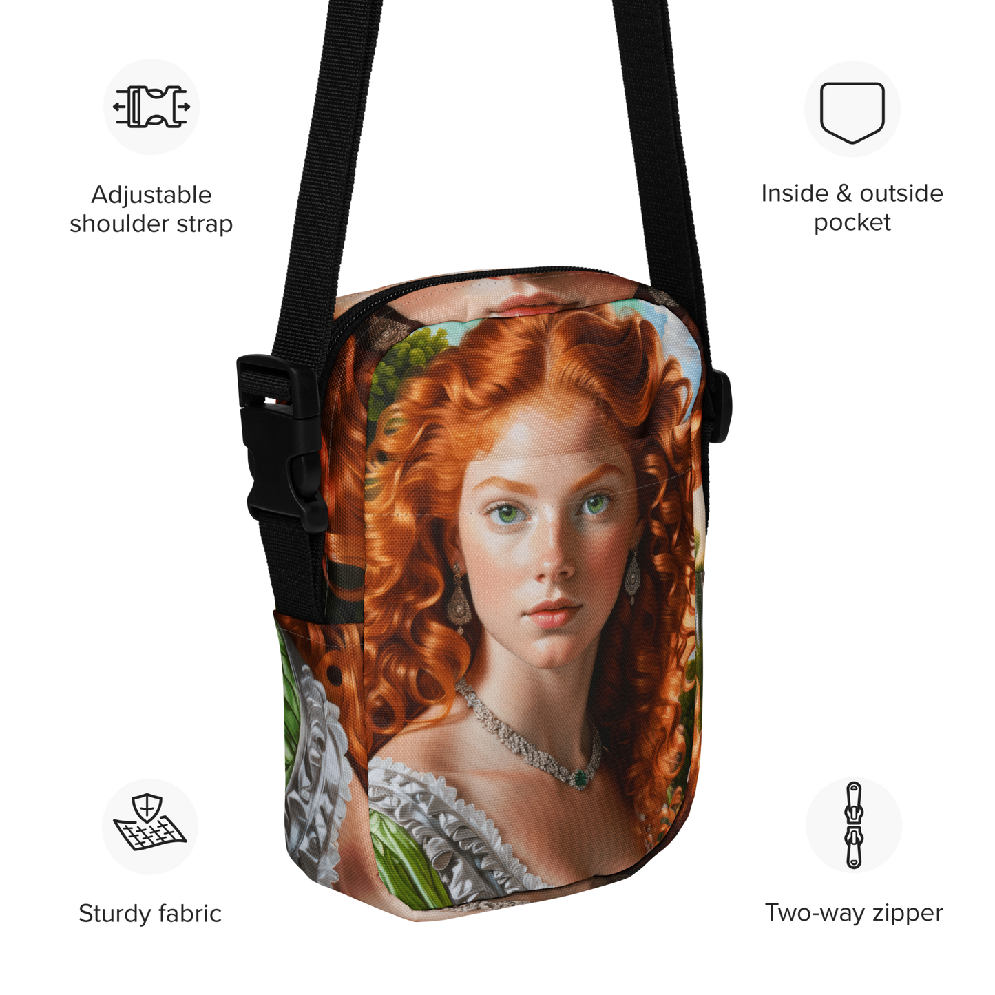 Maria Anna in the Garden of Eden, Utility crossbody bag