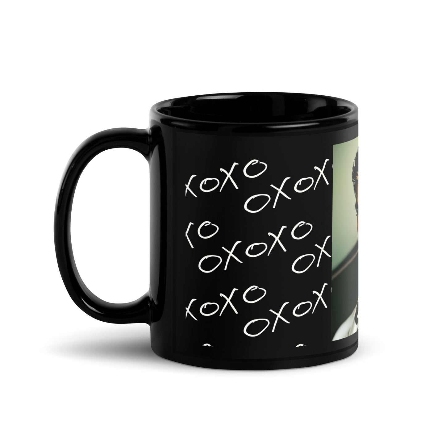 Classic Jeffrey, Black Glossy Mug