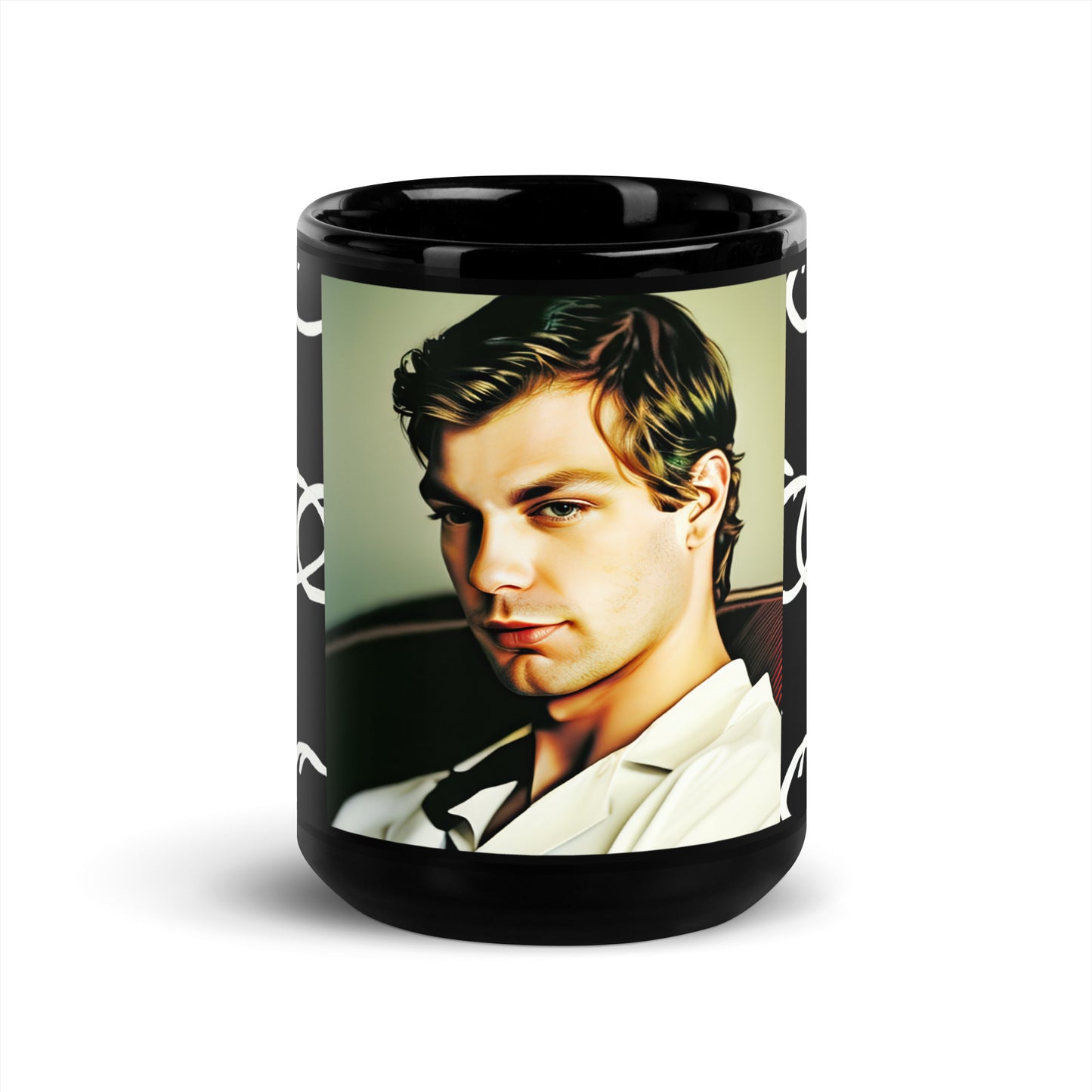 Classic Jeffrey, Black Glossy Mug