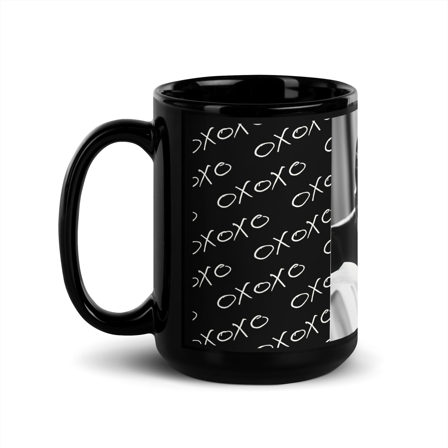 Jedi Robes, Black Glossy Mug