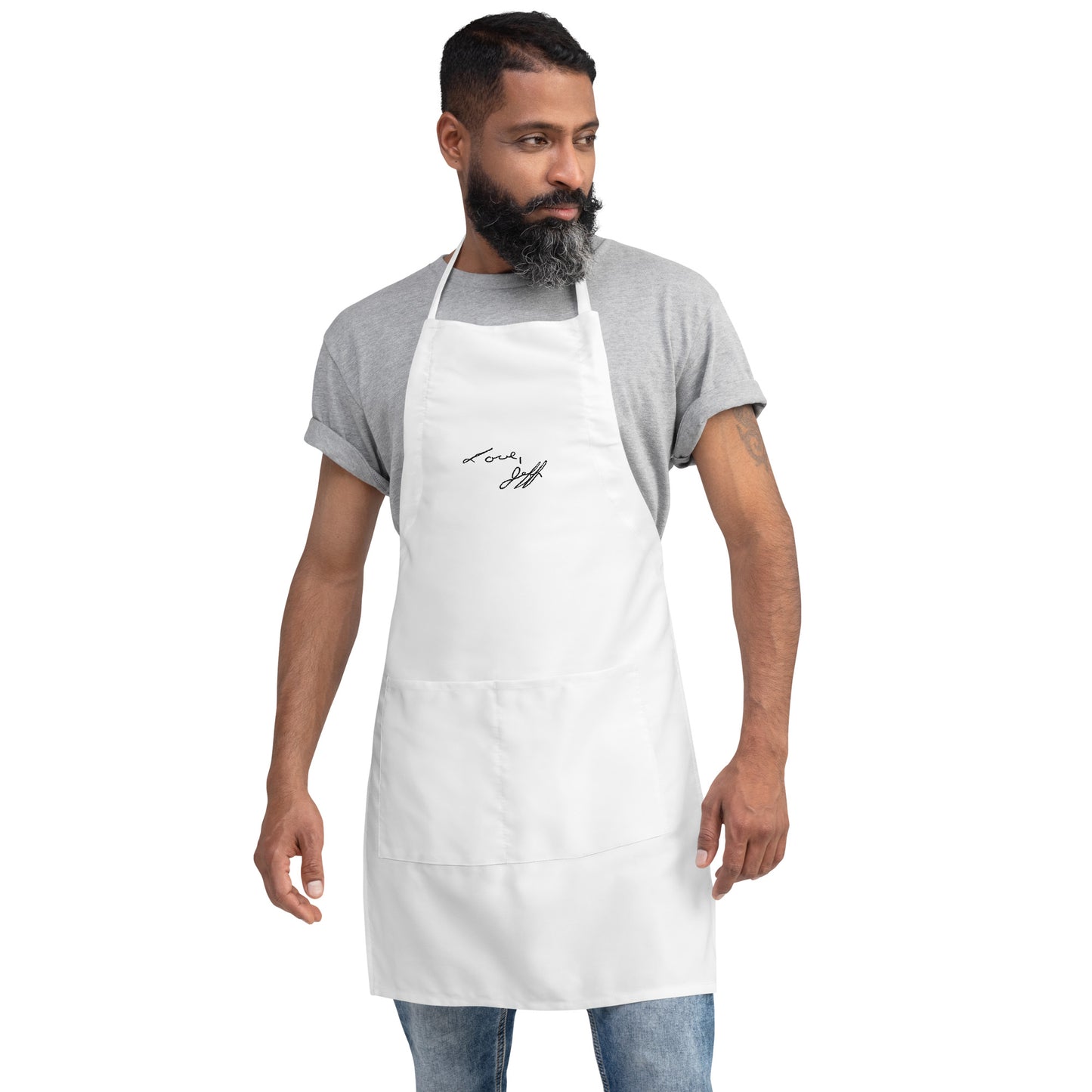 Love, Jeff, Embroidered Apron