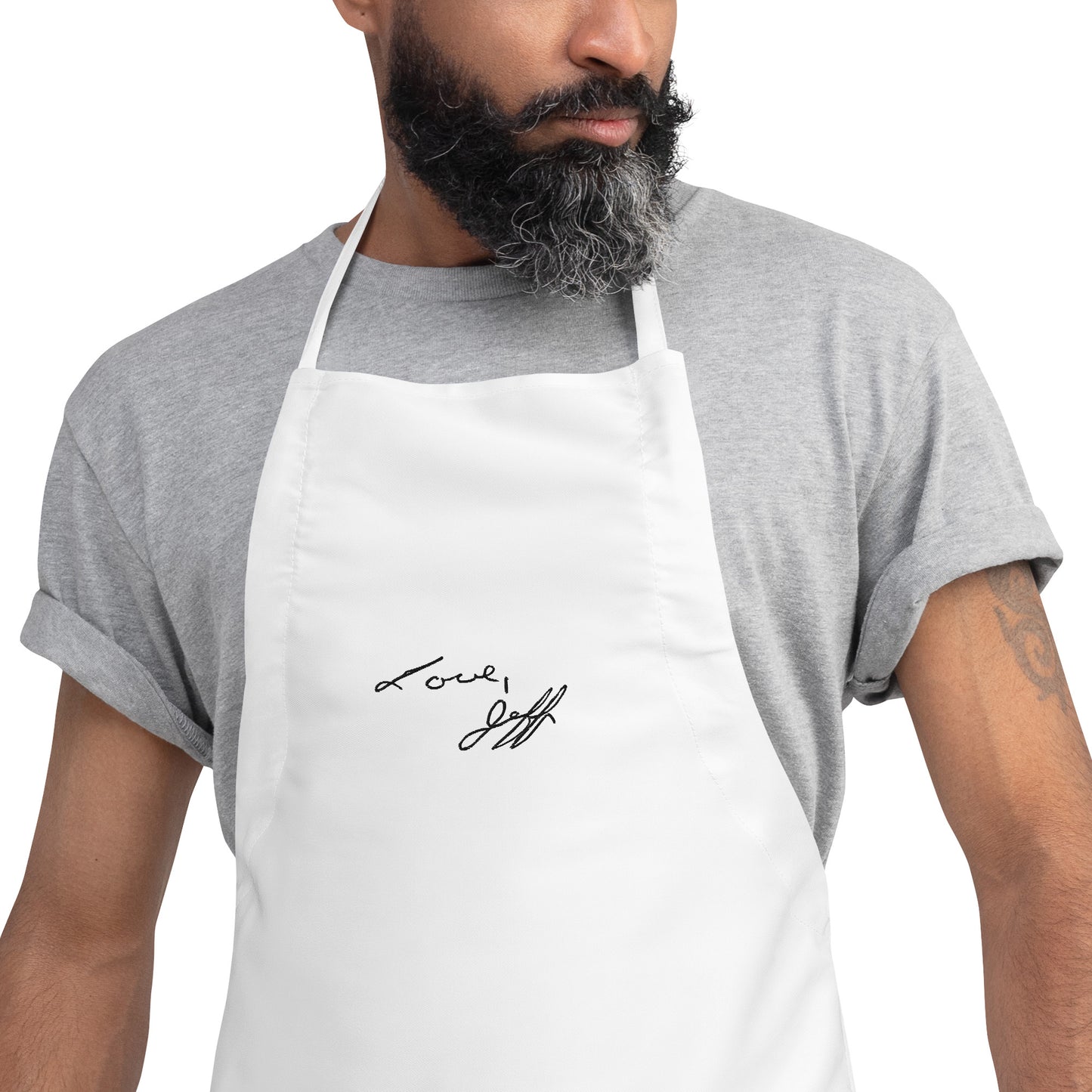 Love, Jeff, Embroidered Apron