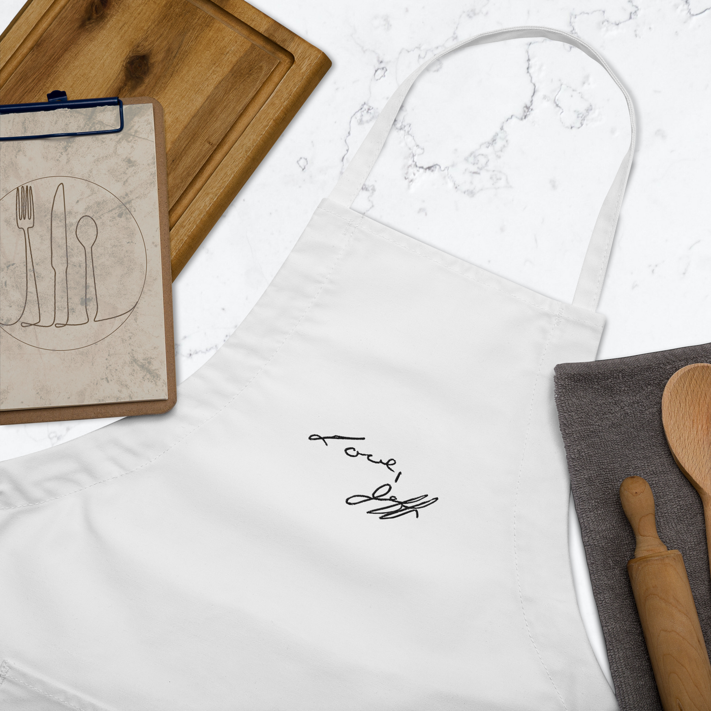 Love, Jeff, Embroidered Apron