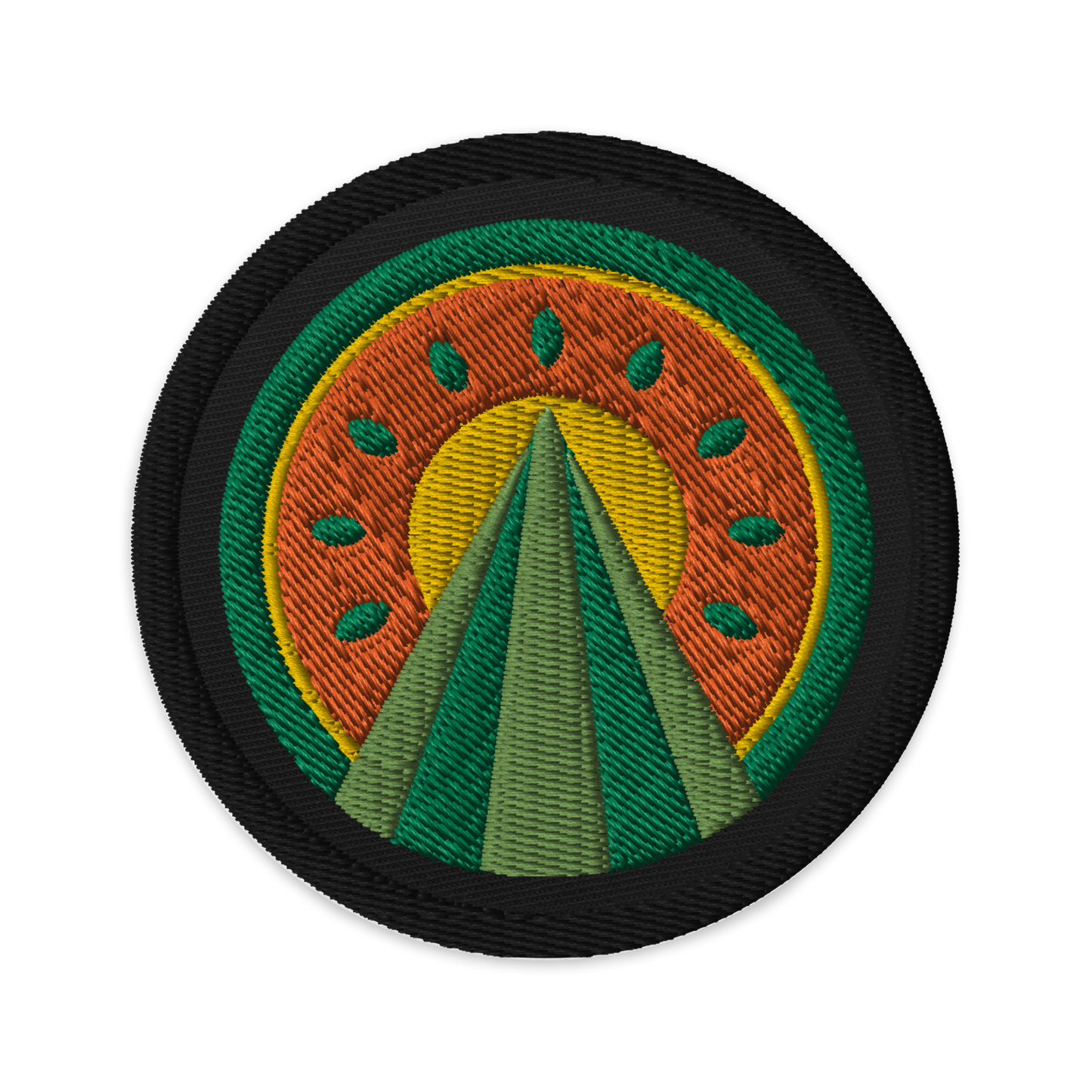 Watermelon Victory Logo, Embroidered patch