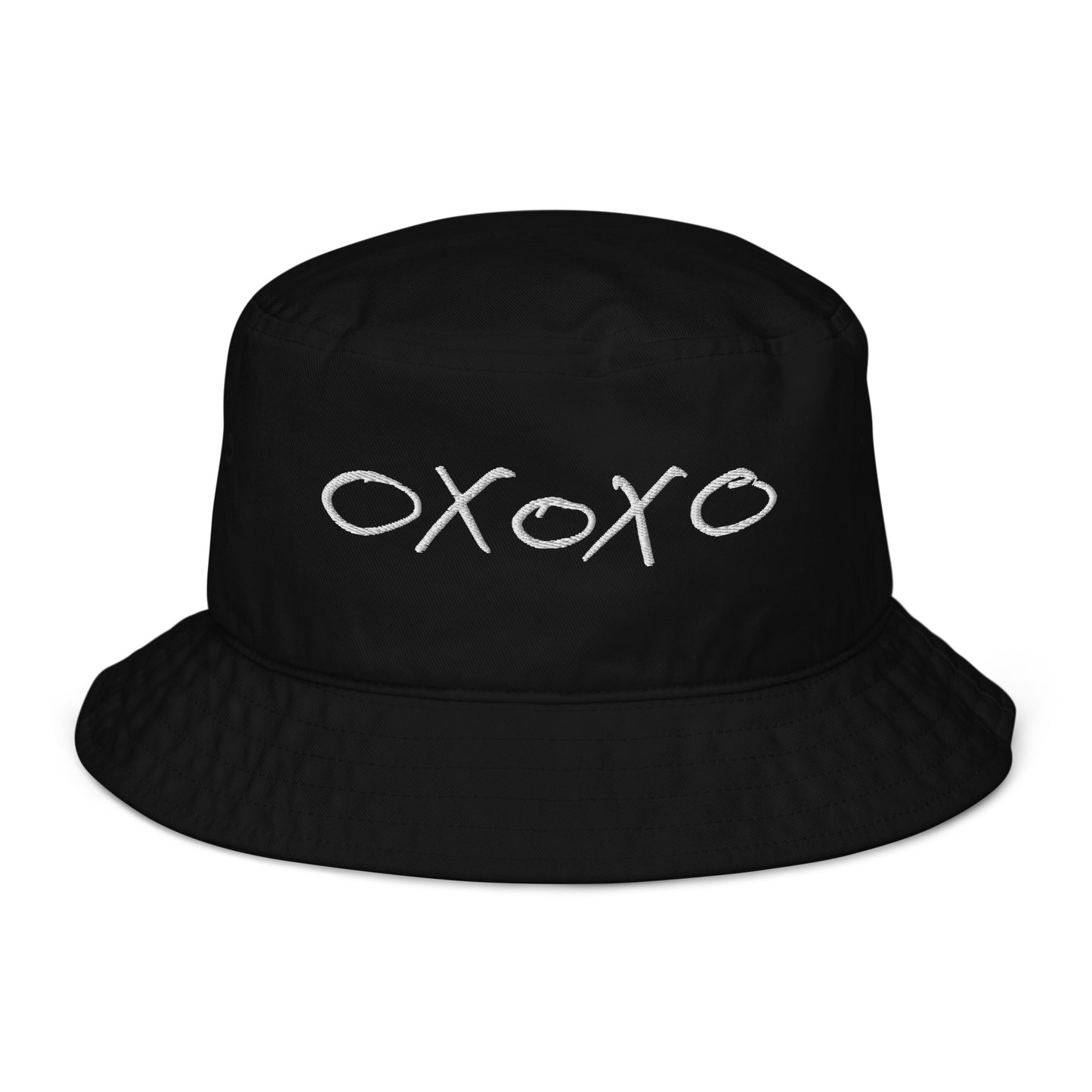 OXOXO Black/White, Organic bucket hat