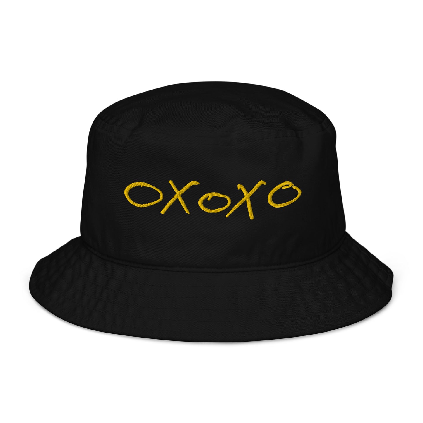 OXOXO Black/Yellow, Organic bucket hat