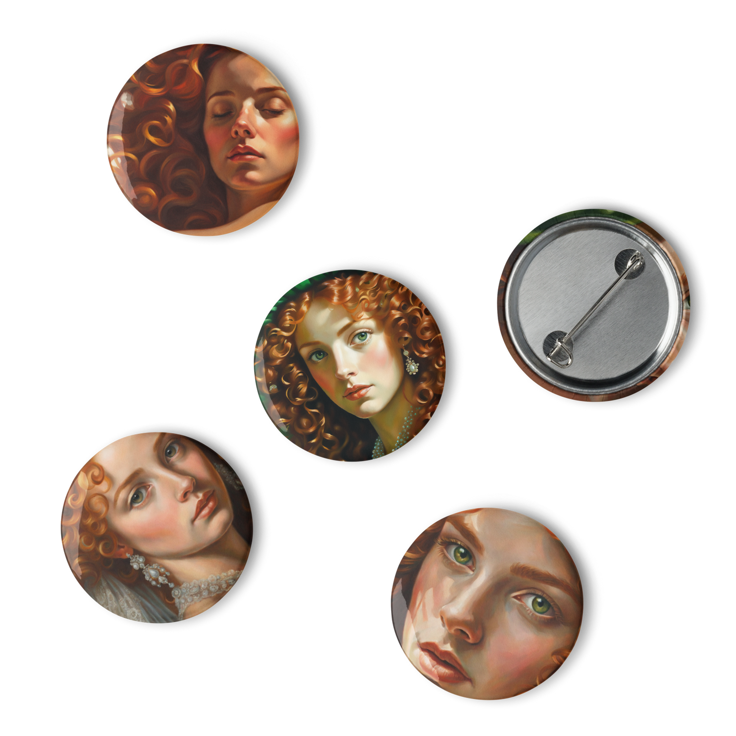 Maria Anna, Set of pin buttons