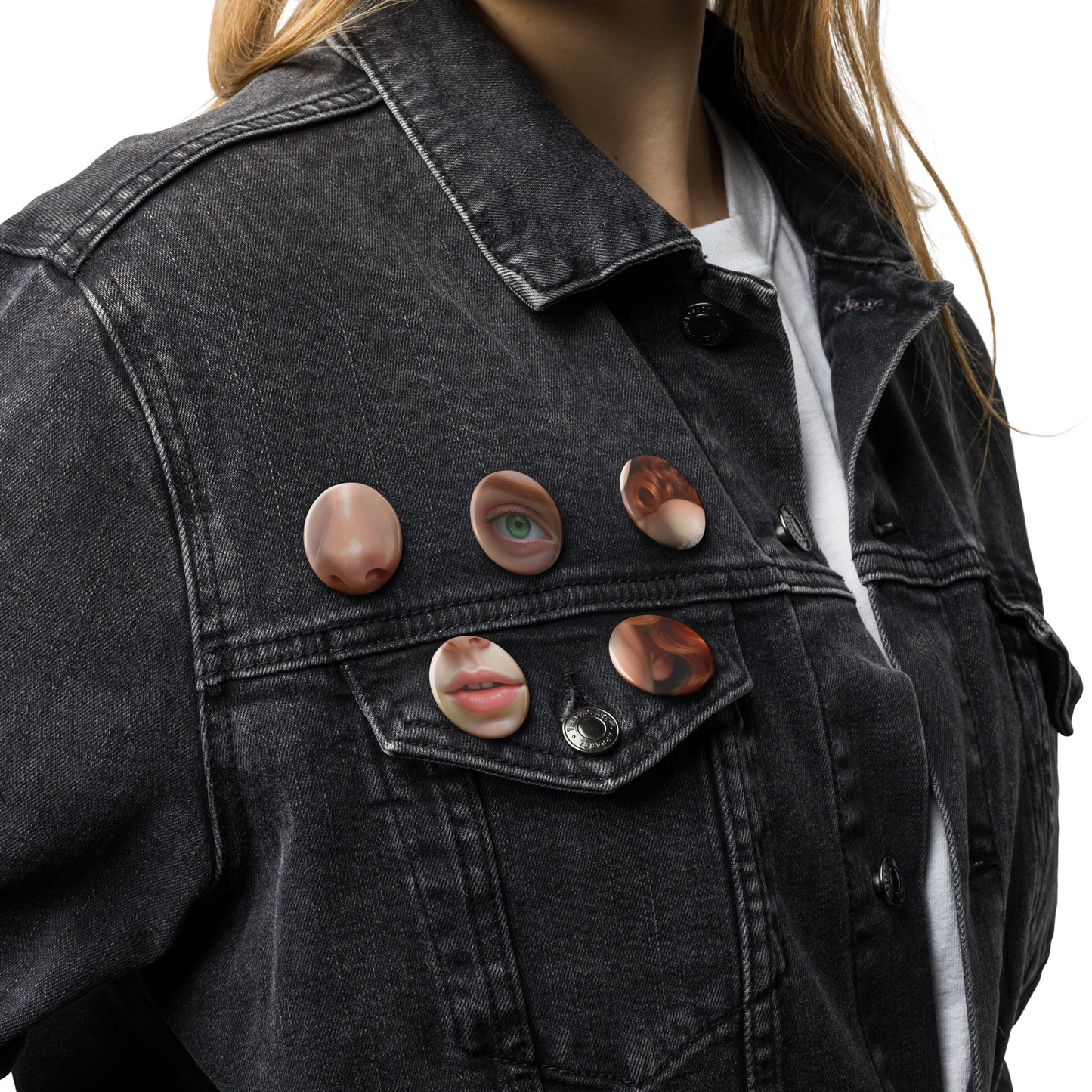 Maria Anna, Obsession, Set of pin buttons