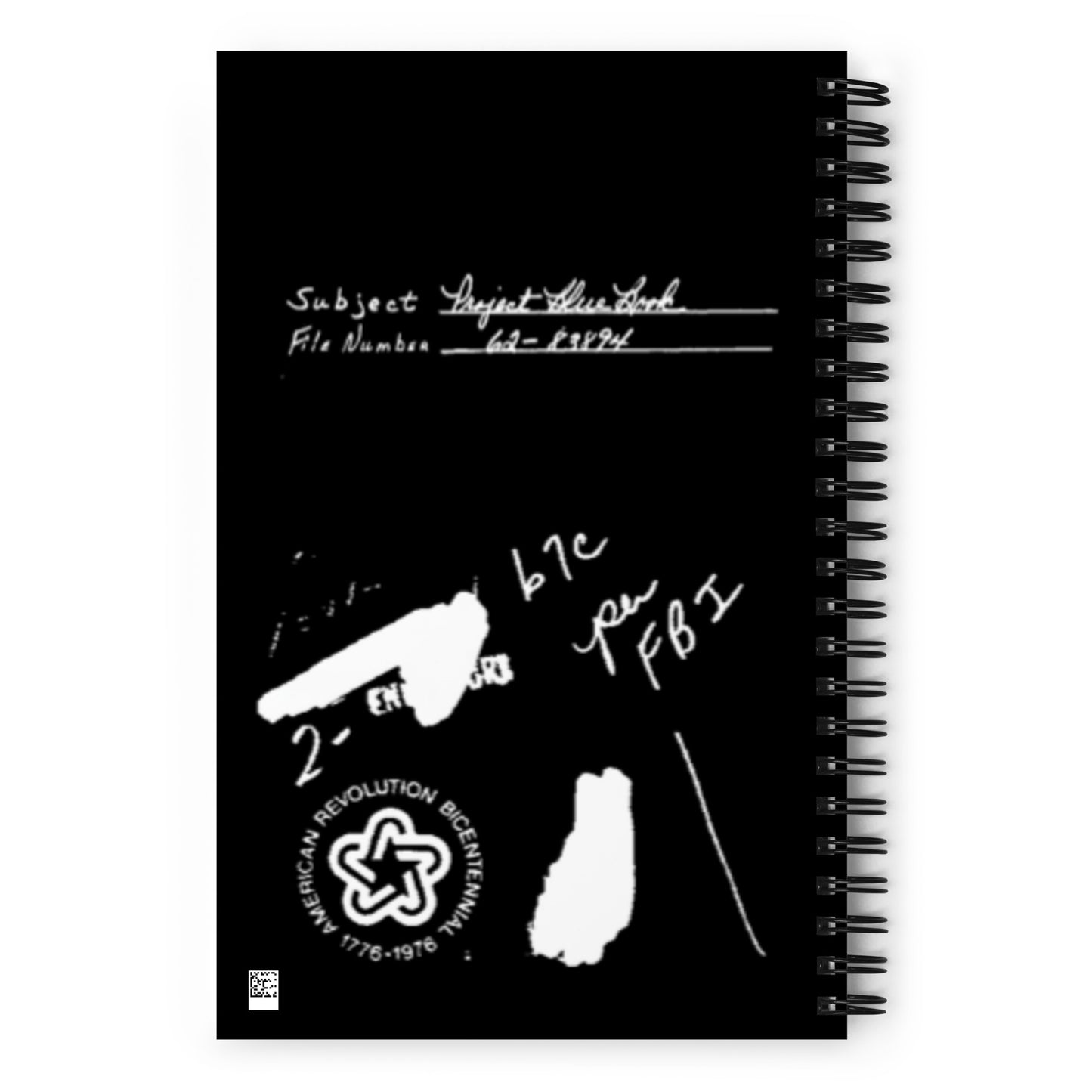 Project Bluebook, Spiral notebook