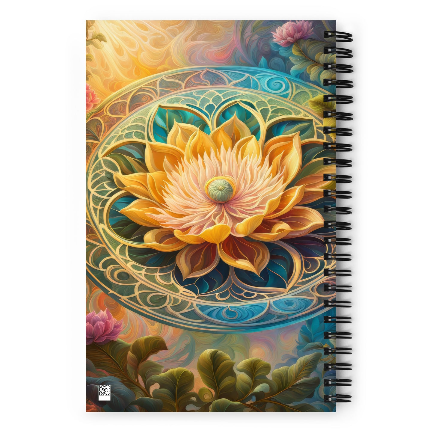 Tartarian Aqua Flower, Spiral notebook