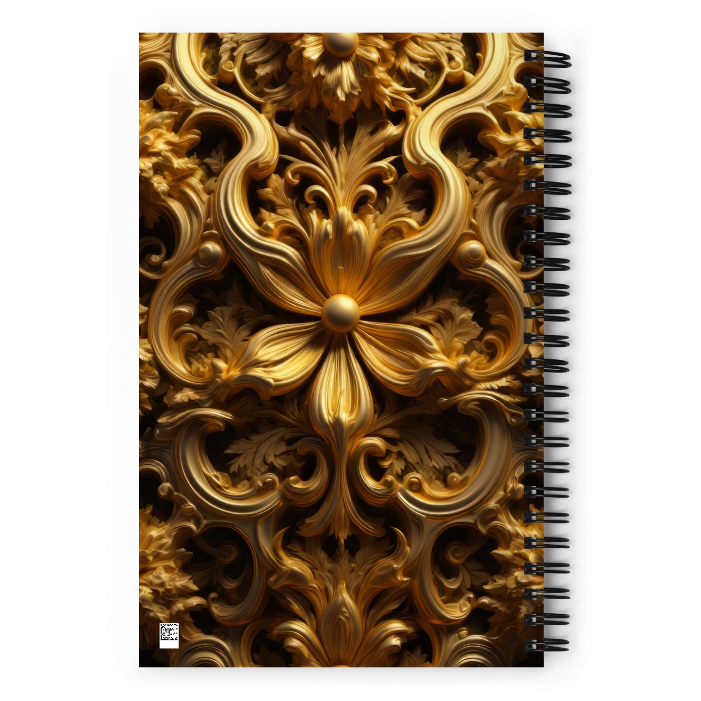 Tartarian Psychedelic Gold, Spiral Notebook