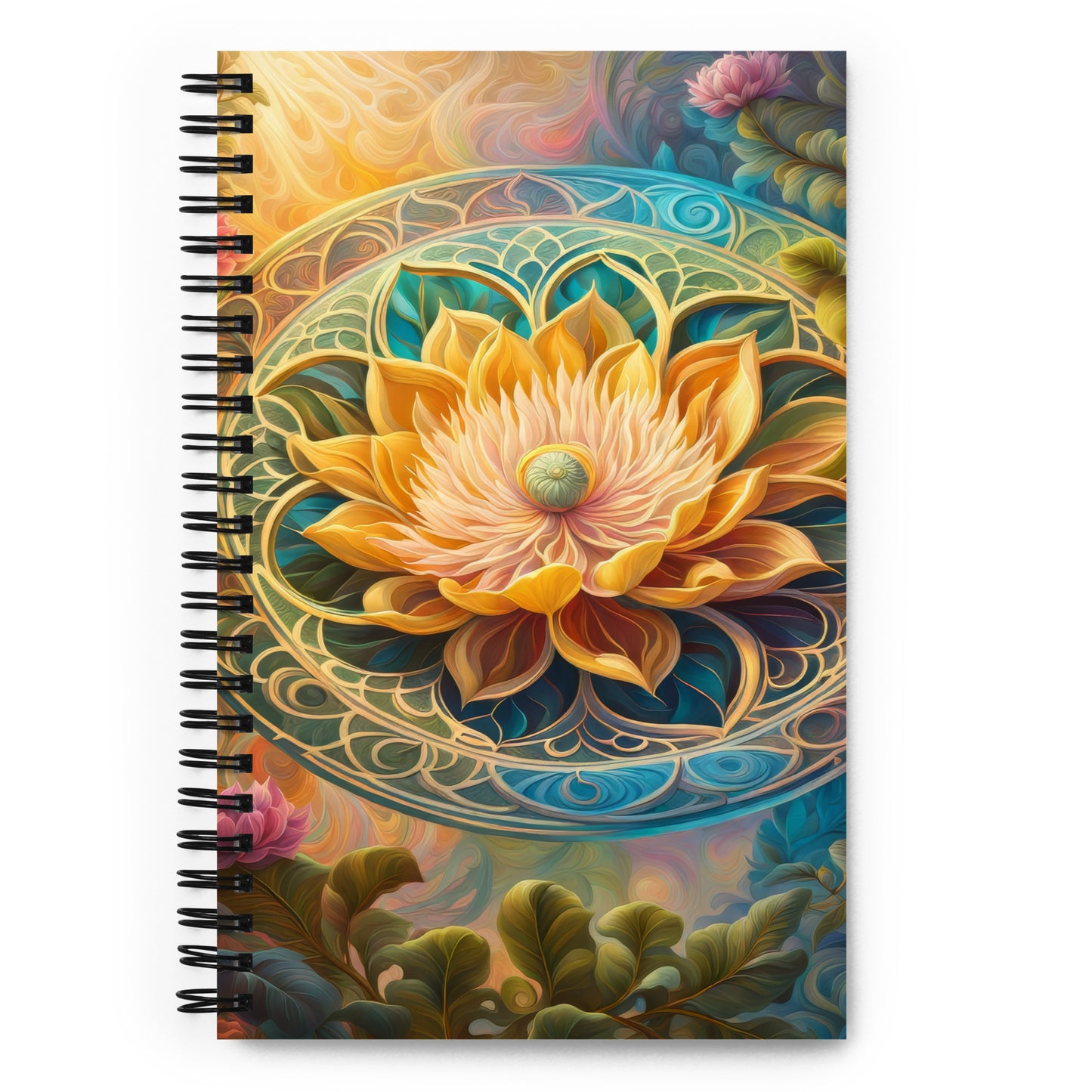 Tartarian Aqua Flower, Spiral notebook