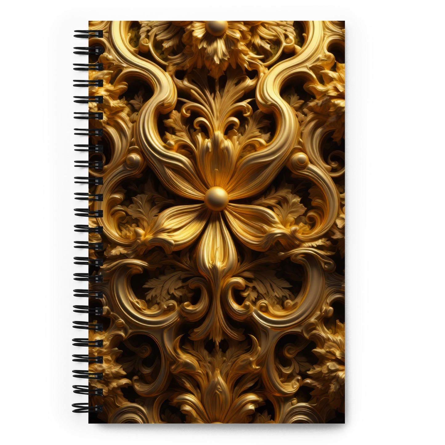 Tartarian Psychedelic Gold, Spiral Notebook