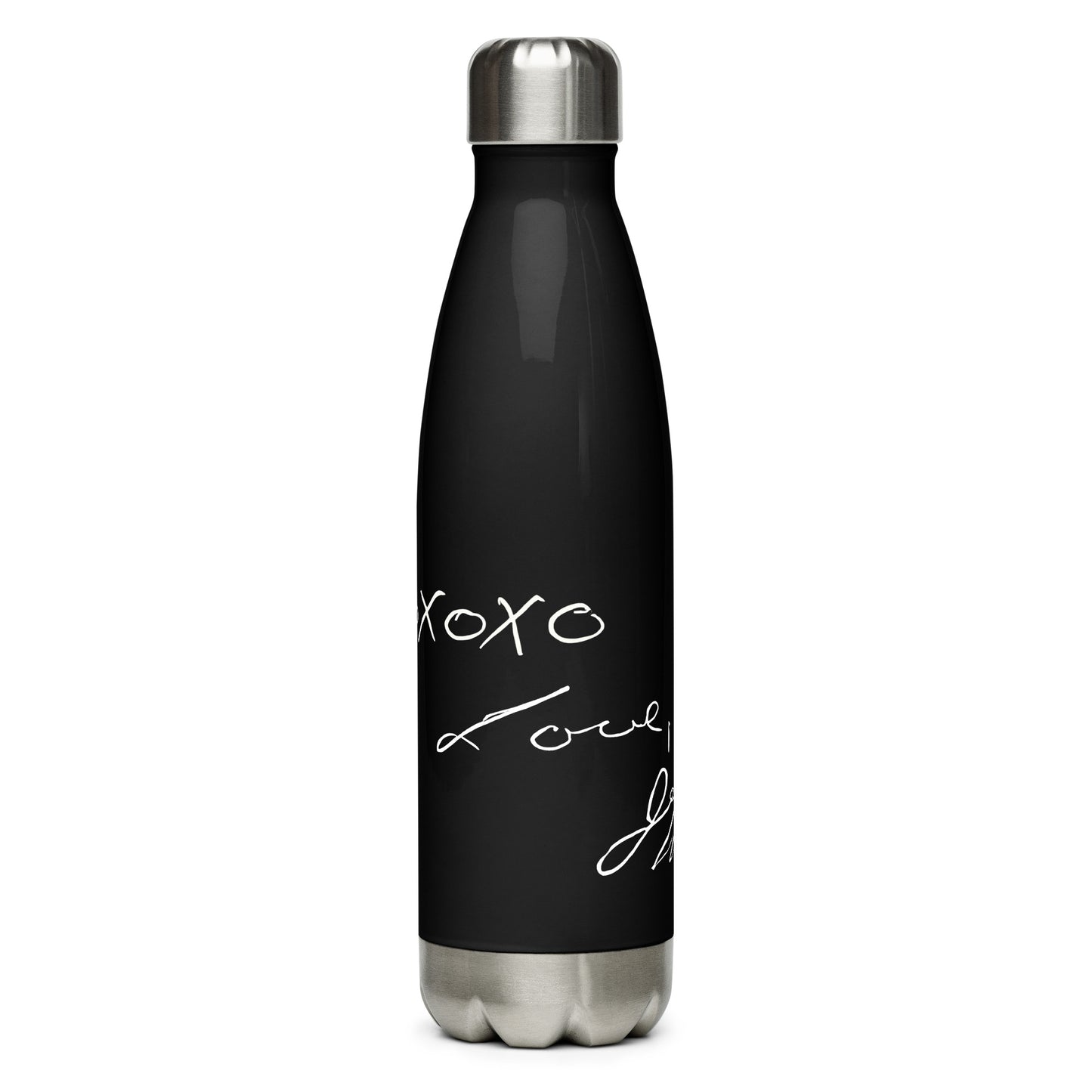 OXOXO Love Jeffrey Black, Stainless steel water bottle