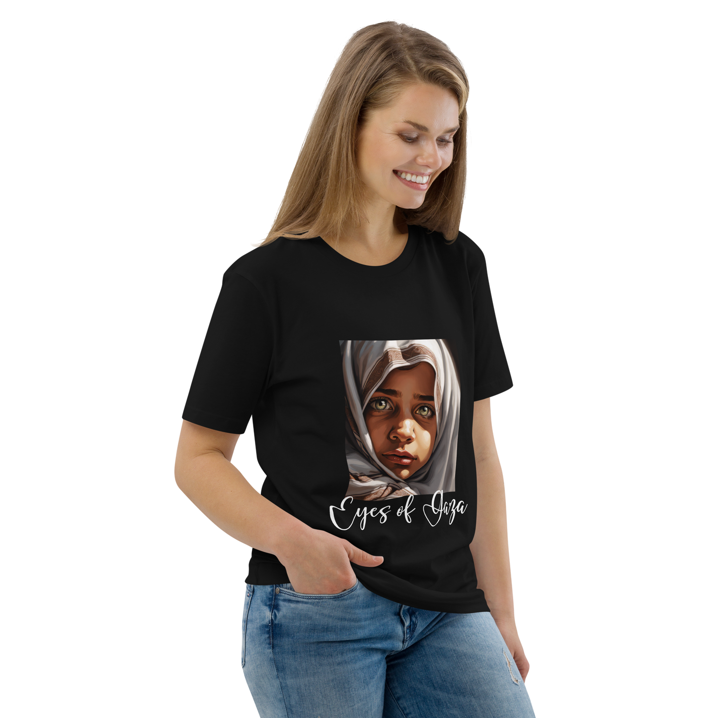 Eyes of Gaza, Unisex organic cotton t-shirt