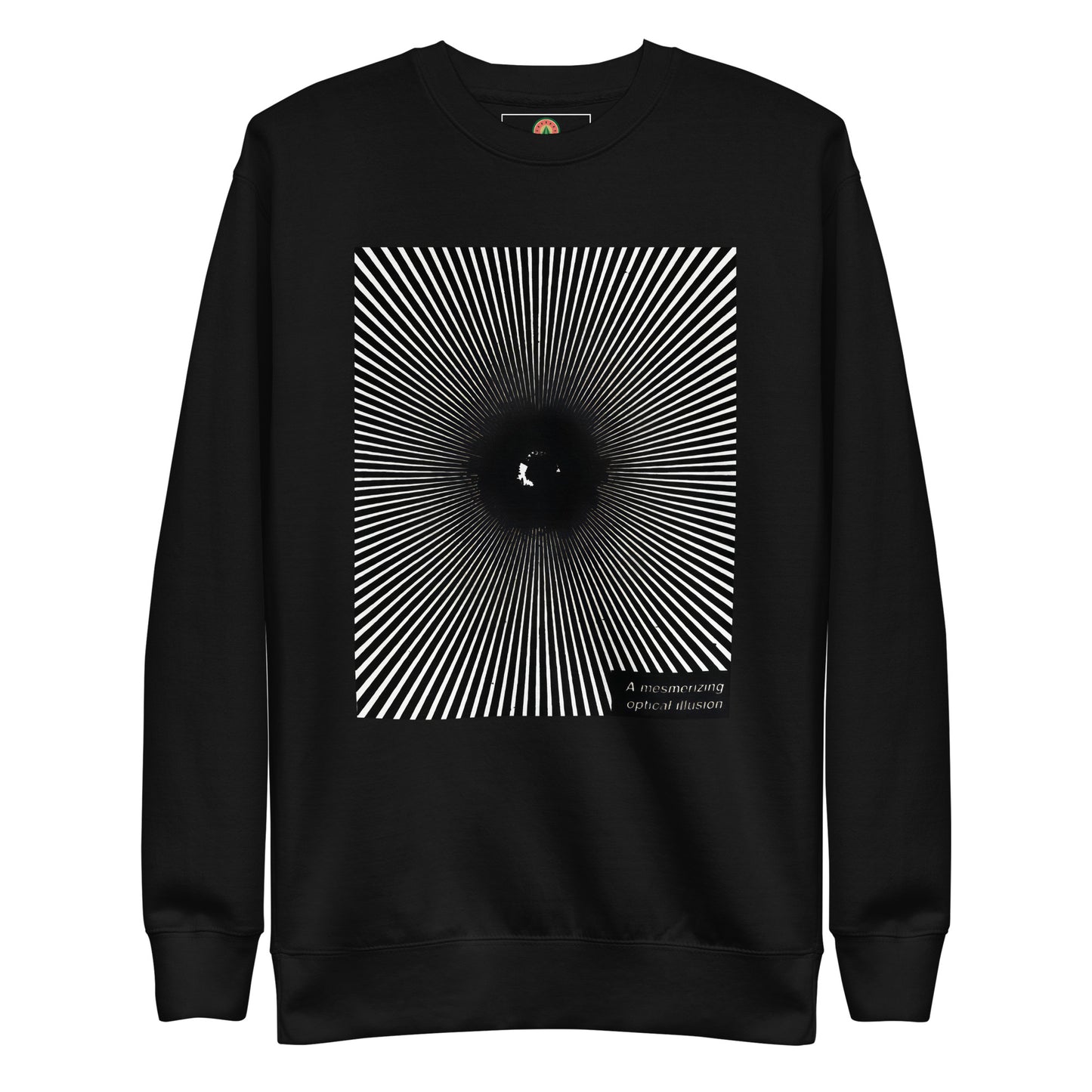 A Mesmerizing Optical Illusion, Unisex Premium Sweatshirt