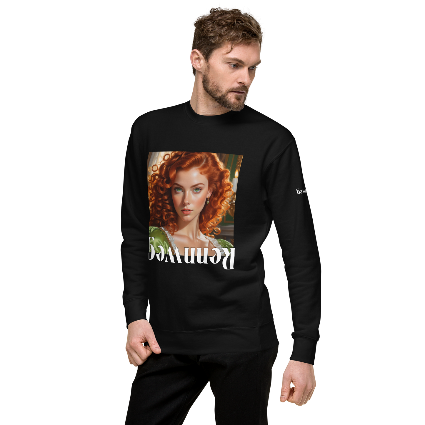 Rennweg - Grün, Unisex Premium Sweatshirt