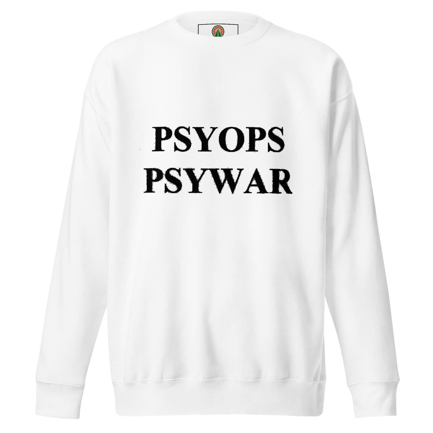 PsyOps White, Unisex Premium Sweatshirt