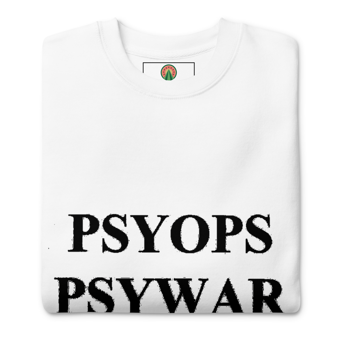 PsyOps White, Unisex Premium Sweatshirt