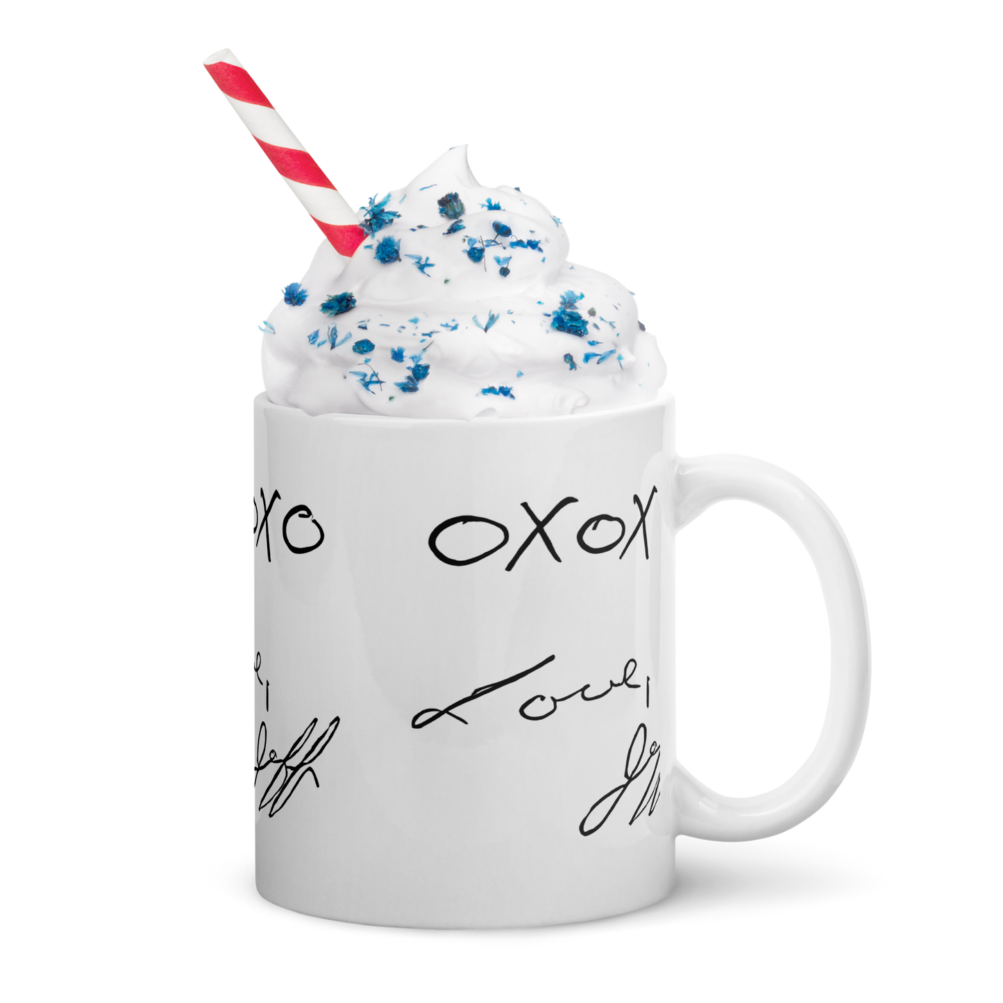 OXOXO Love, Jeffrey, White glossy mug