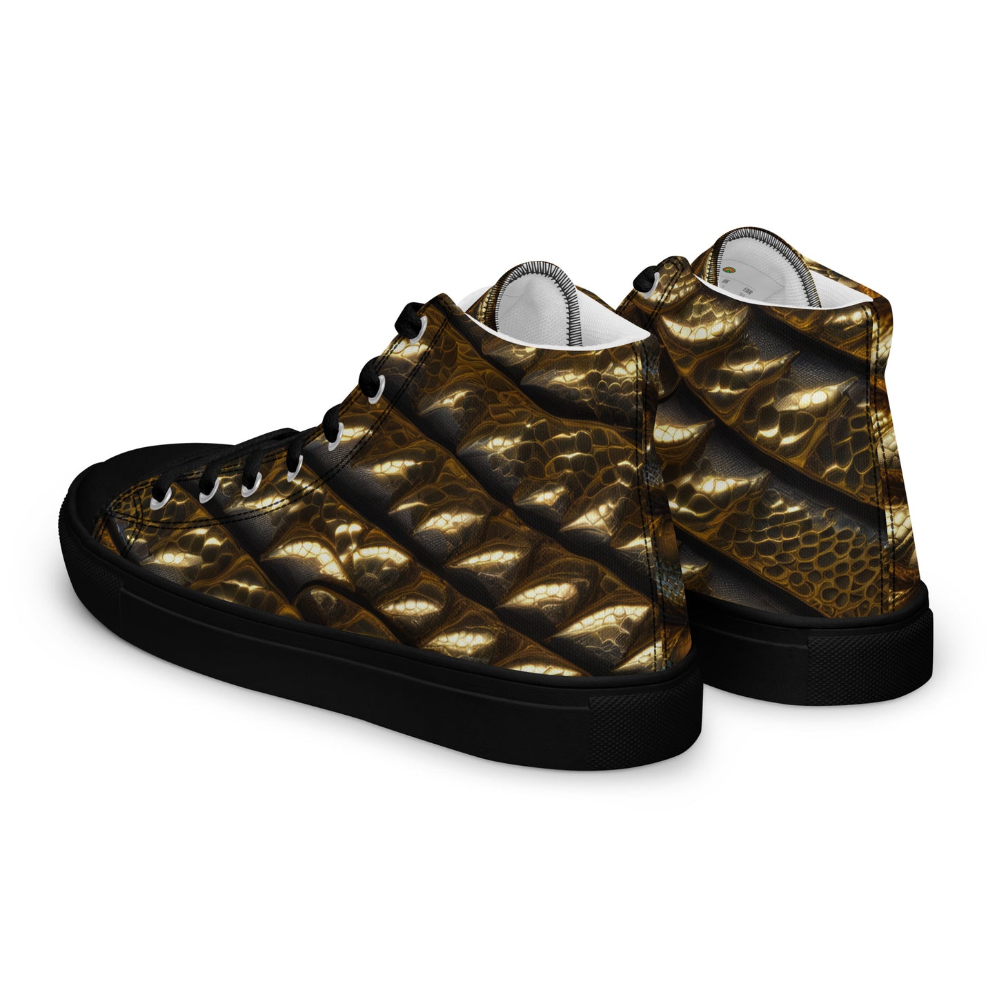 Lizard Skin, Women’s high top canvas shoes