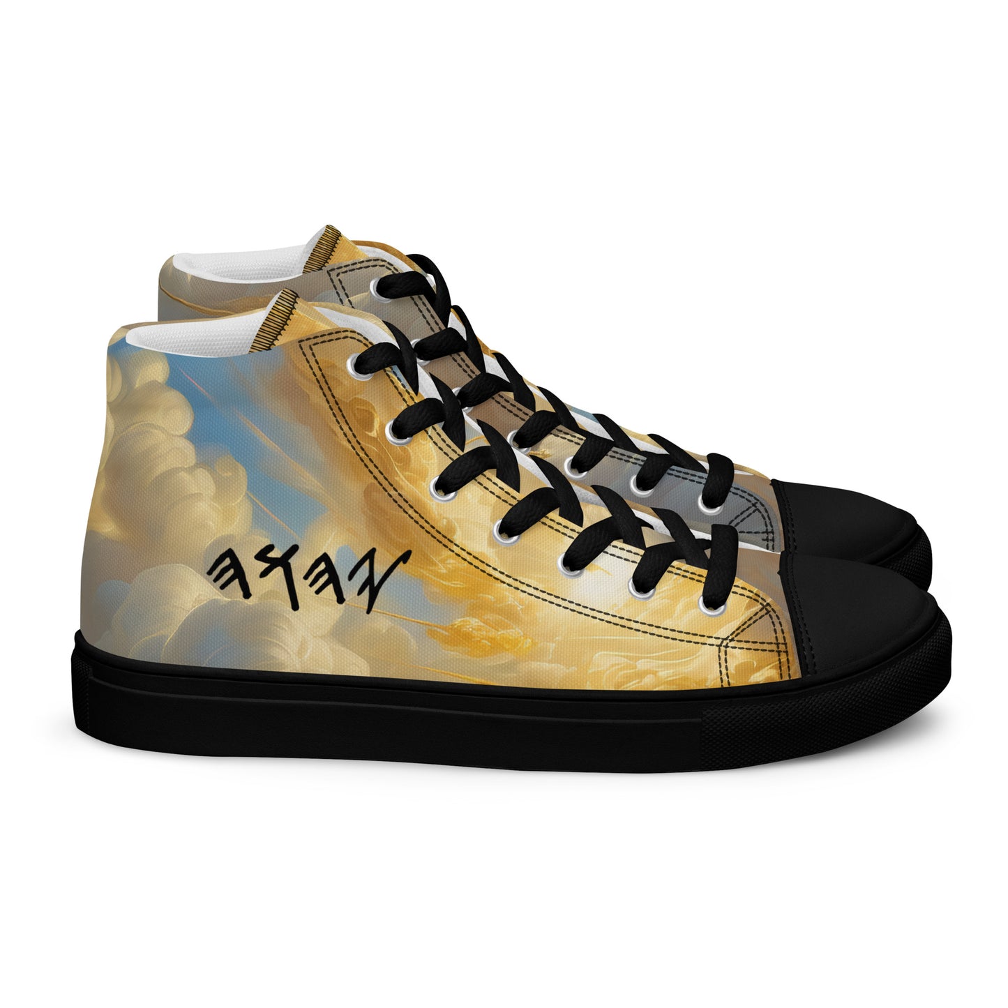 Yahuah II, high top canvas shoes