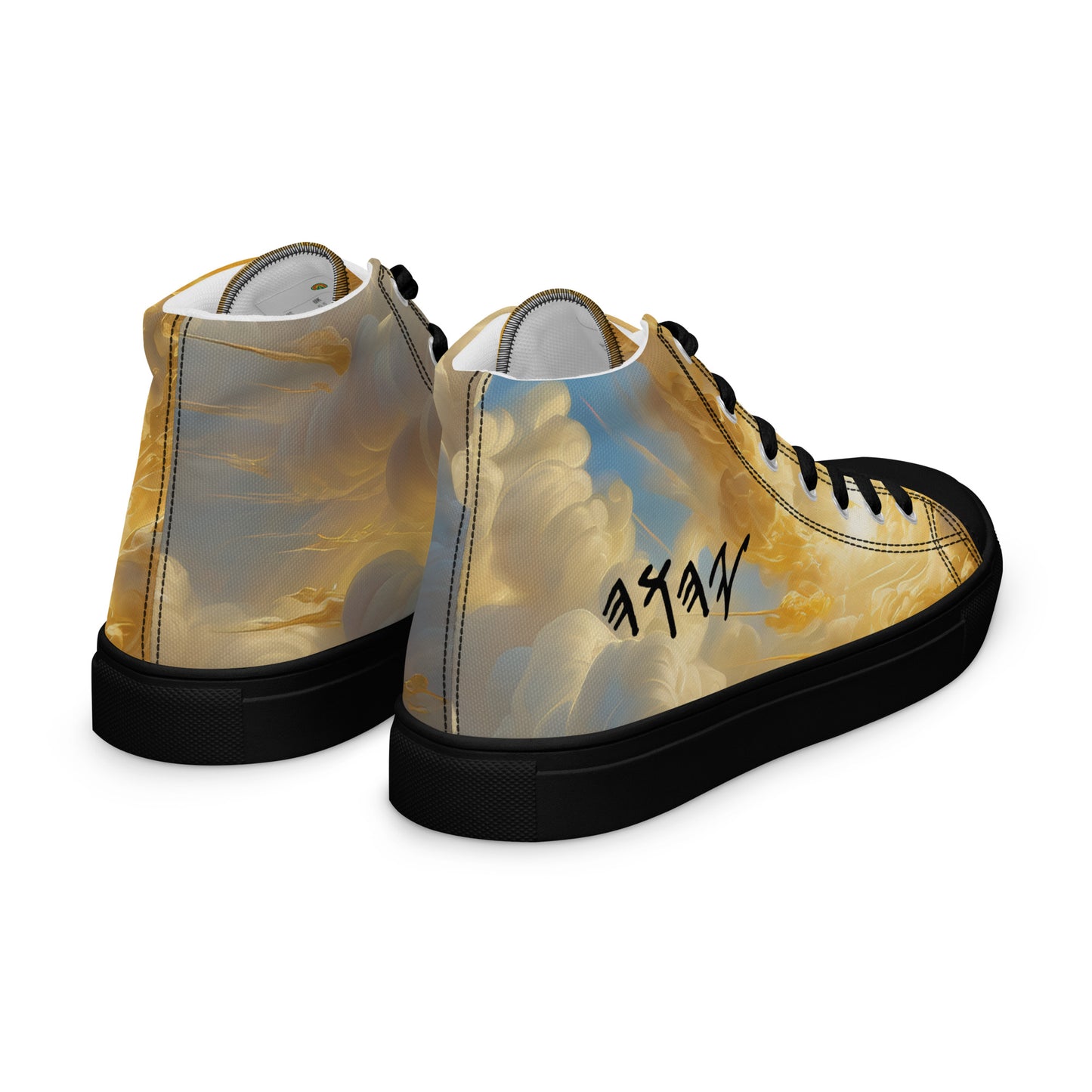 Yahuah II, high top canvas shoes