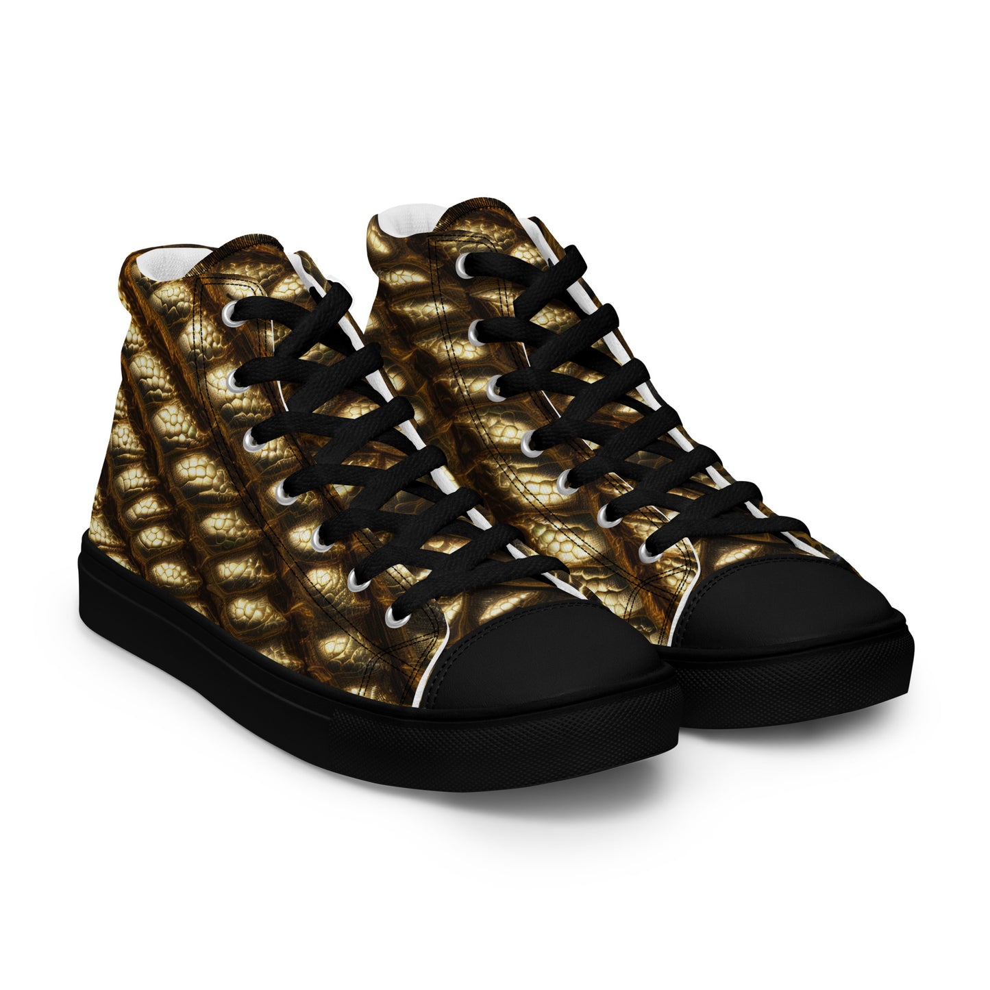 Lizard Skin, Women’s high top canvas shoes