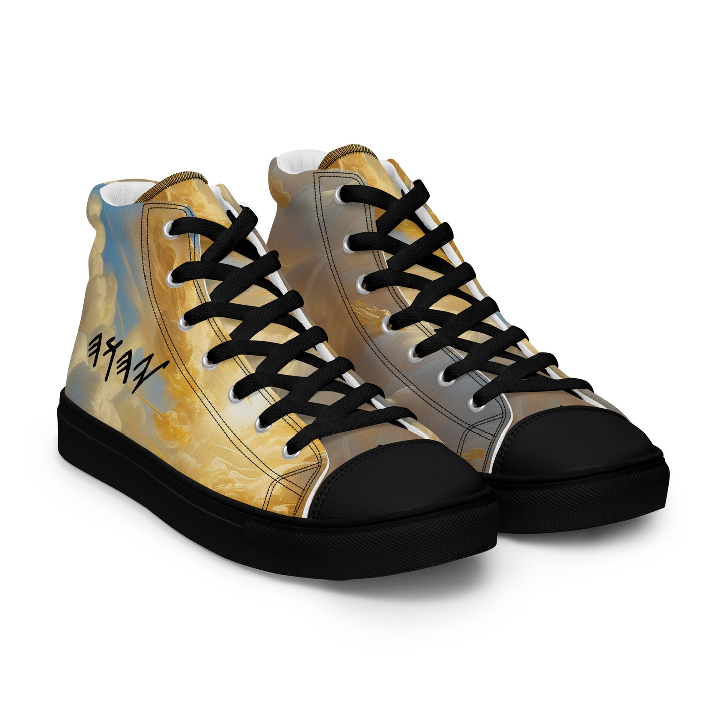 Yahuah II, high top canvas shoes