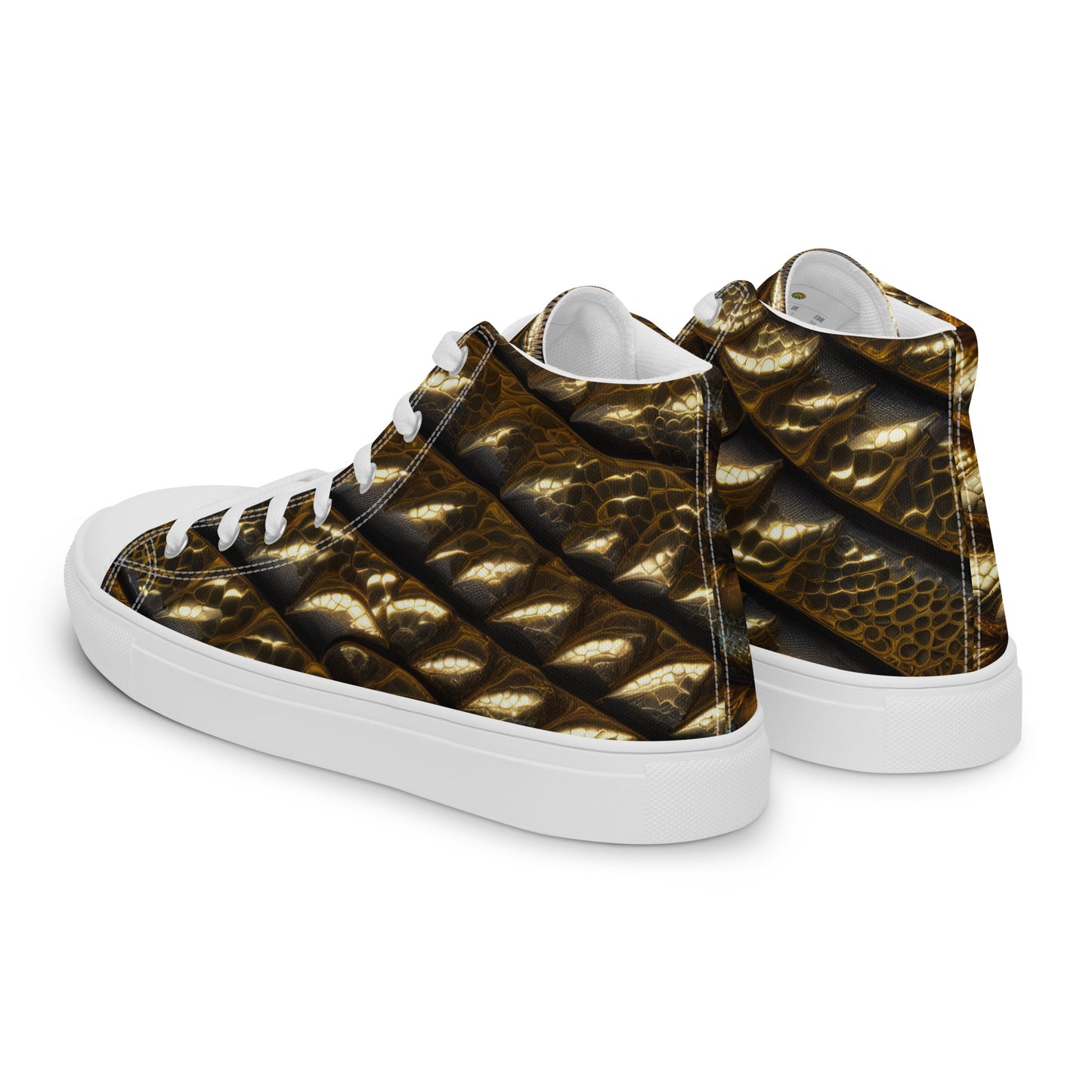 Lizard Skin, Women’s high top canvas shoes