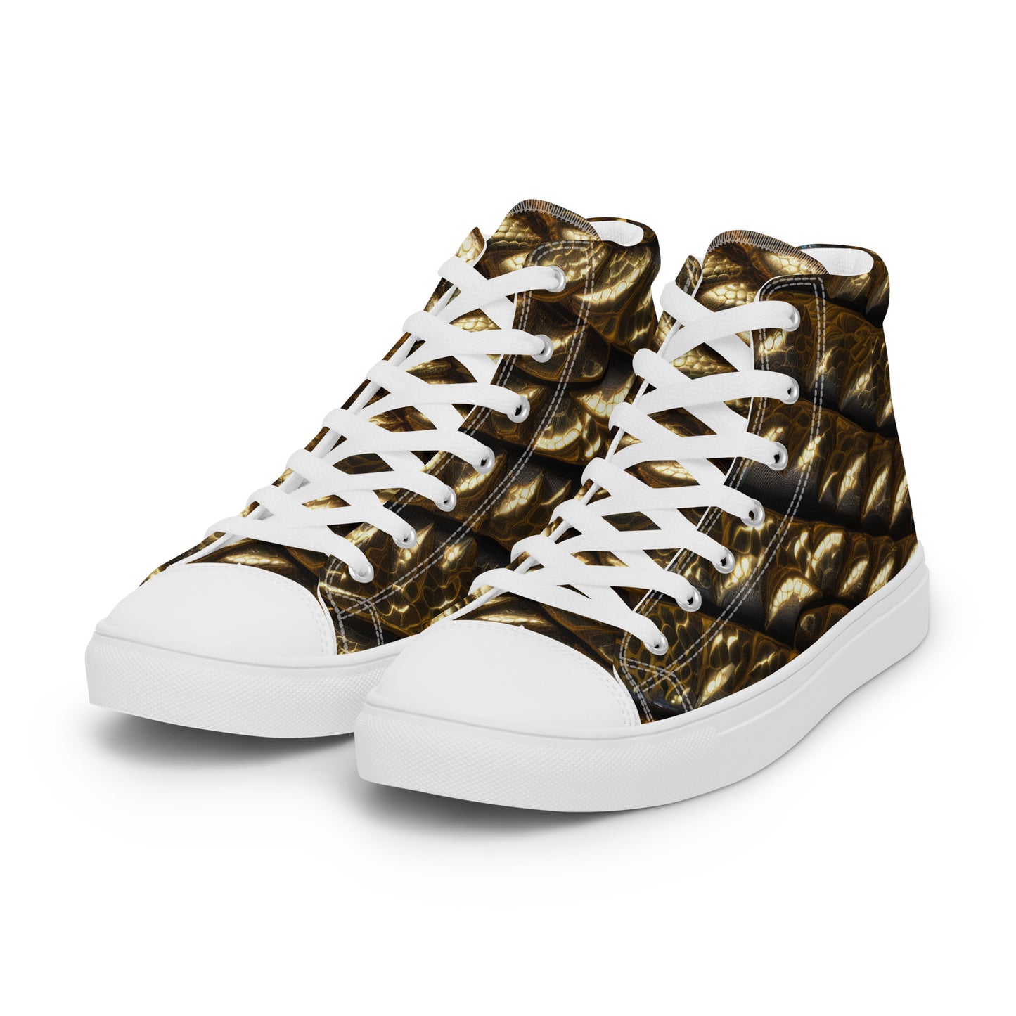 Lizard Skin, Women’s high top canvas shoes