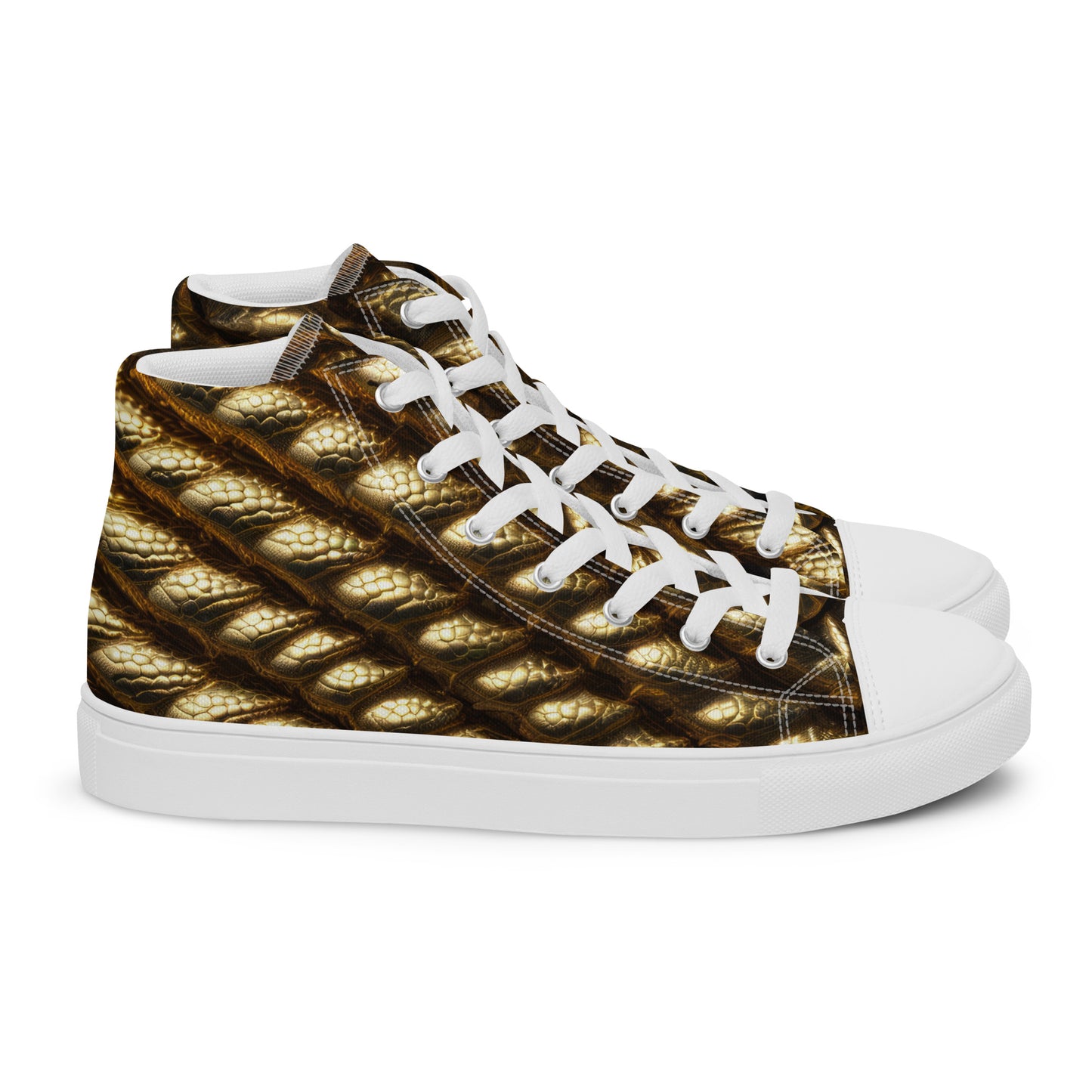 Lizard Skin, Women’s high top canvas shoes