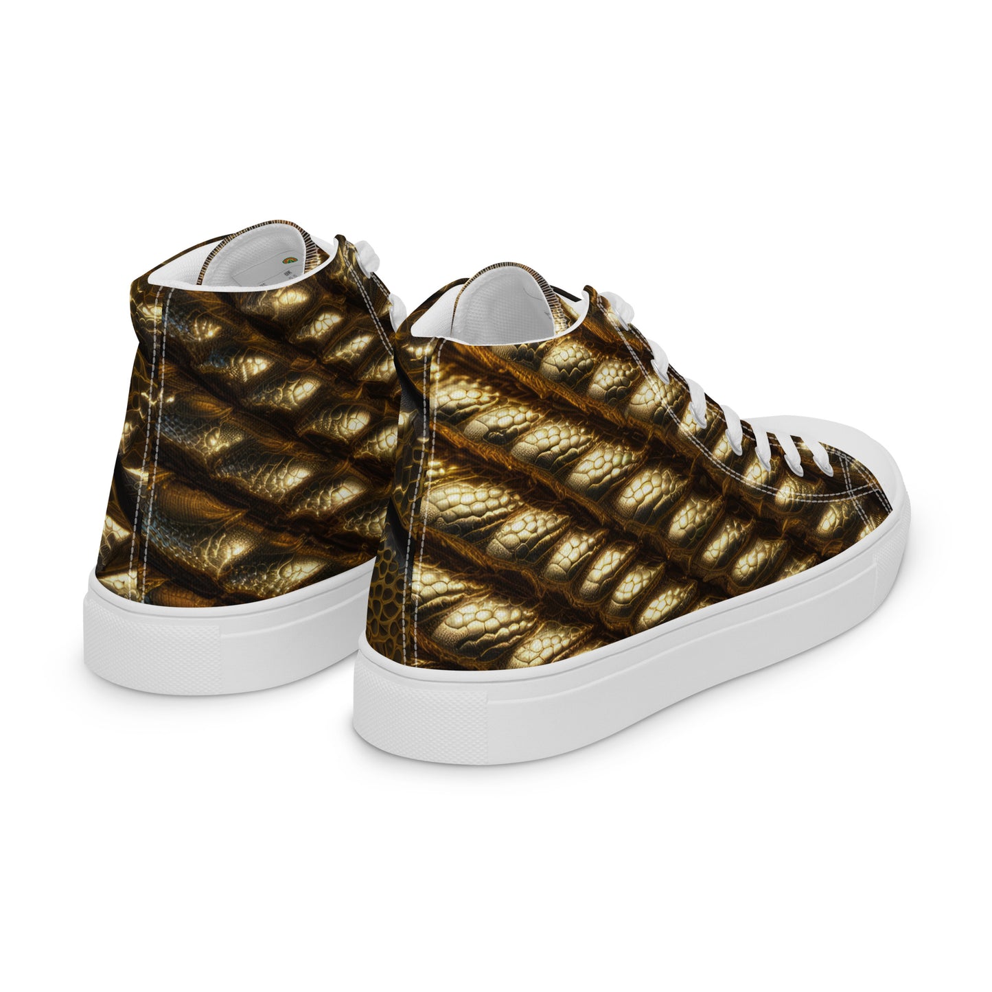 Lizard Skin, Women’s high top canvas shoes